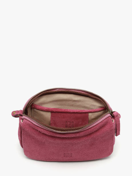 Cross Body Tas Leather Biba Roze leather BET12L ander zicht 3